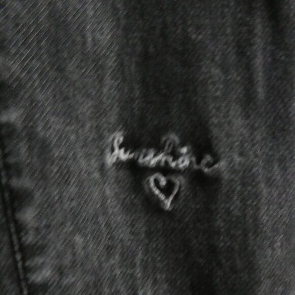 H&M | 11 - 12 years | Graphic Charcoal Denim Leggings | Back Pockets - Picture 13 of 16